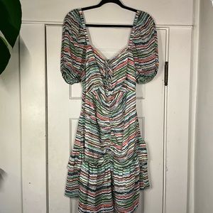 Multicolored Stripe Minidress NWT